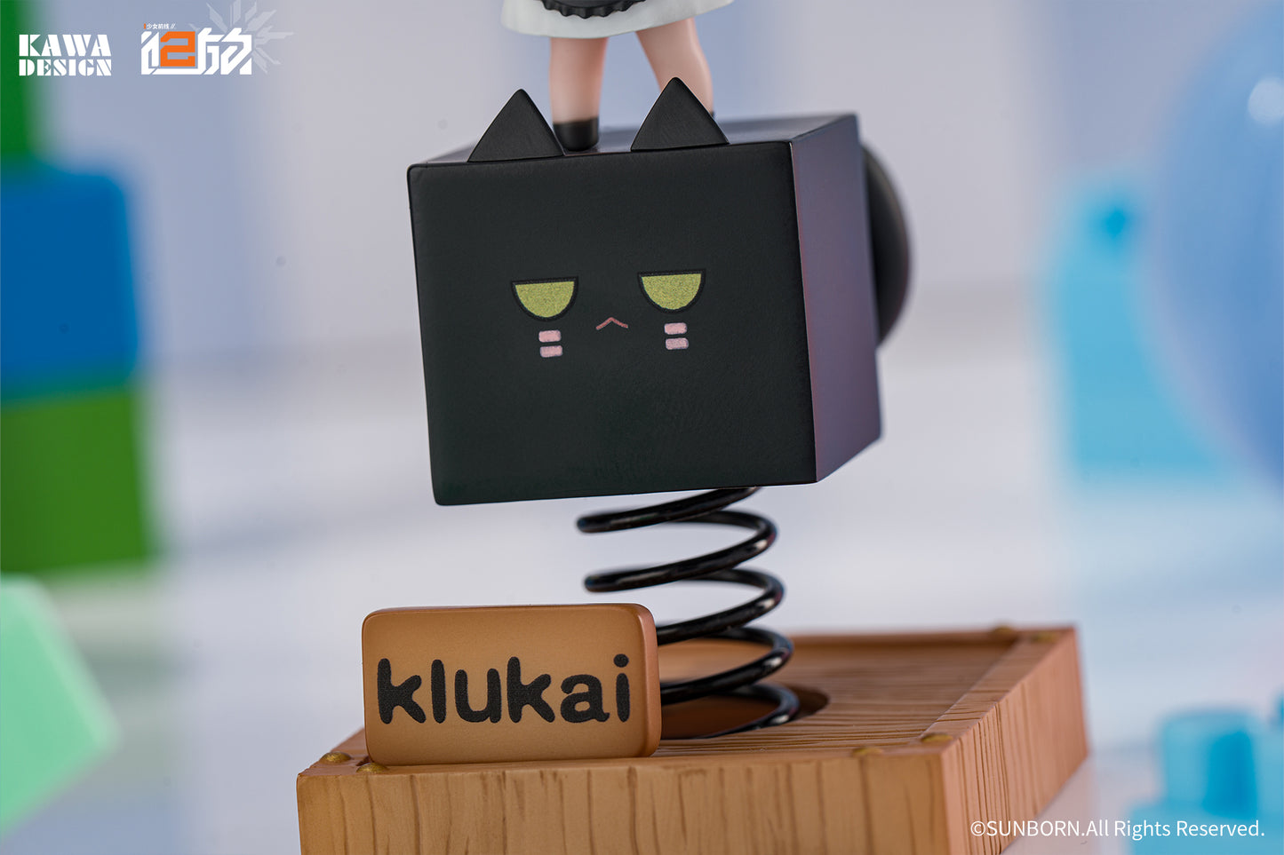 KAWA DESIGN "GIRLS' FRONTLINE 2: EXILIUM" BLACK CAT KLUKAI SPRING-LOADED FIGURE