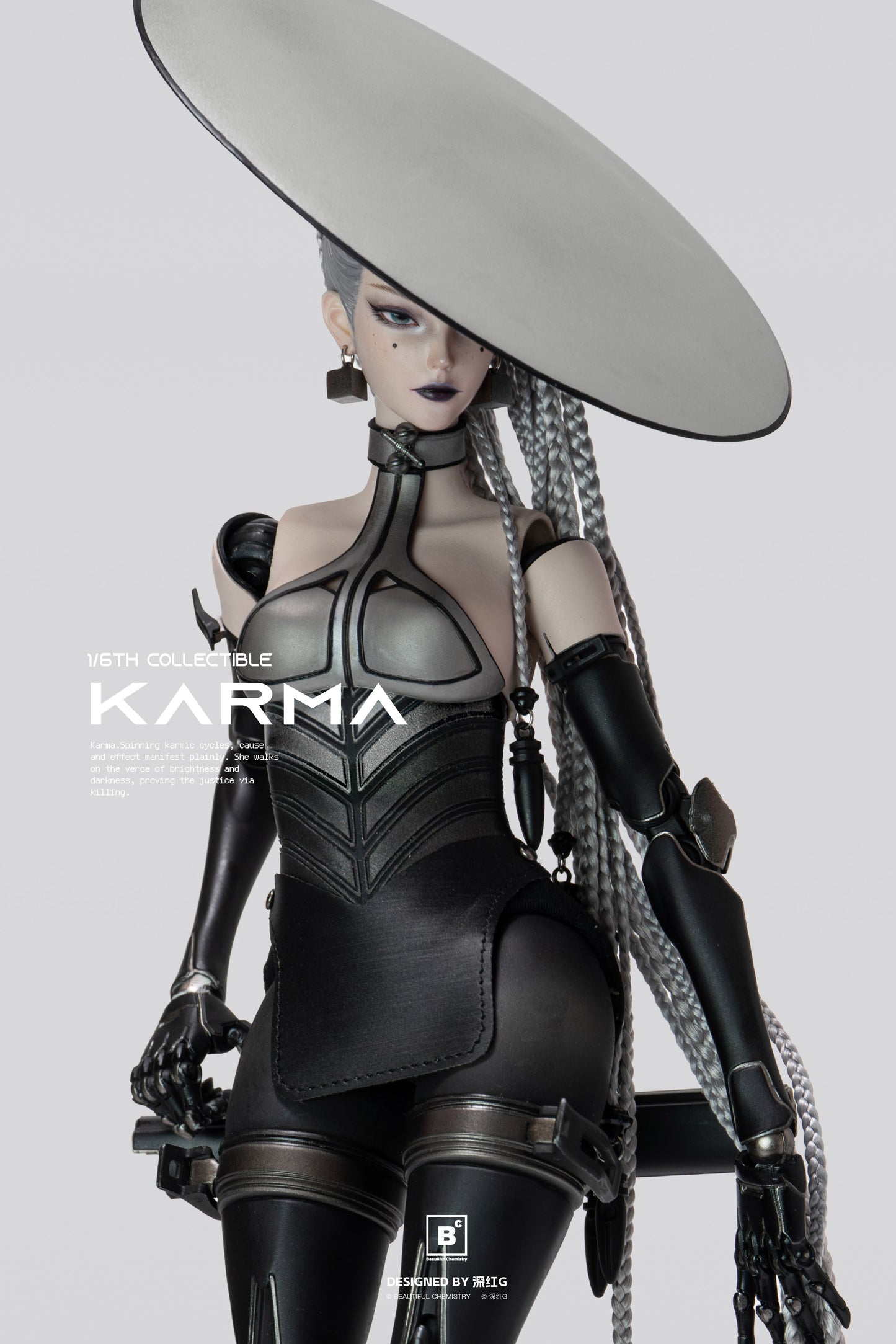BEAUTIFUL CHEMISTRY x SHEN HONG G WHITE NIGHT: ALBA KARMA 1/6 SCALE ACTION FIGURE