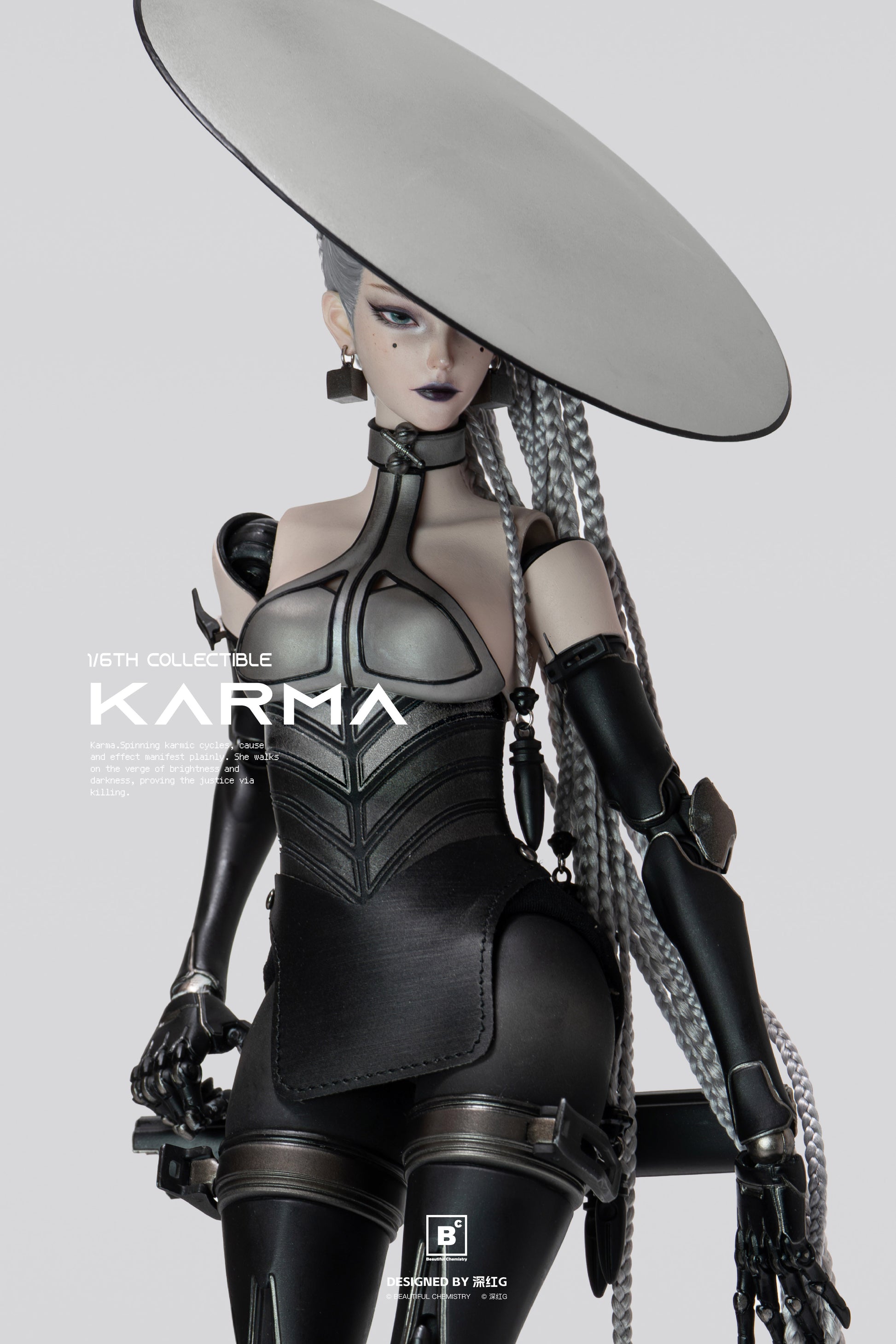 BEAUTIFUL CHEMISTRY x SHEN HONG G WHITE NIGHT: ALBA KARMA 1/6 SCALE ACTION FIGURE