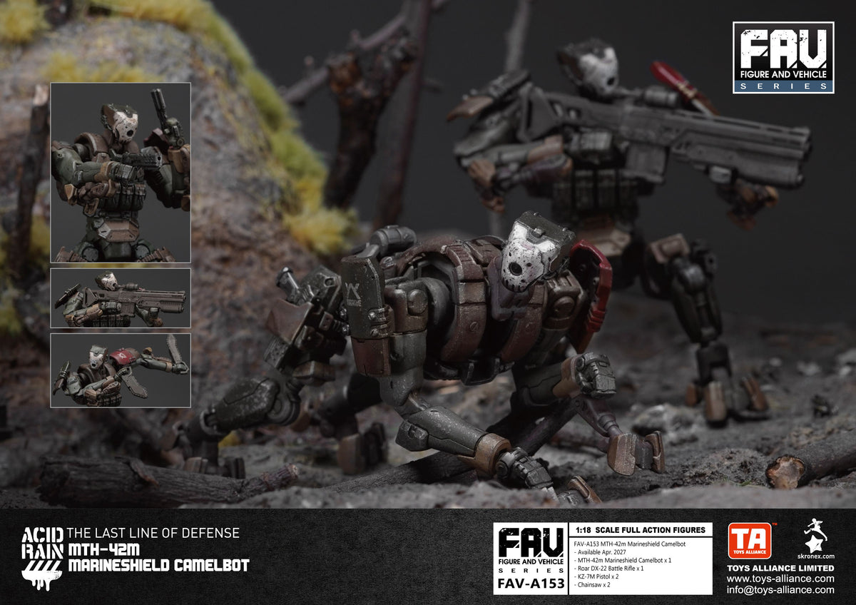 TOYS ALLIANCE LIMITED "ACID RAIN" 1/18 SCALE FAV-A153 MTH-42M MARINESHIELD CAMELBOT