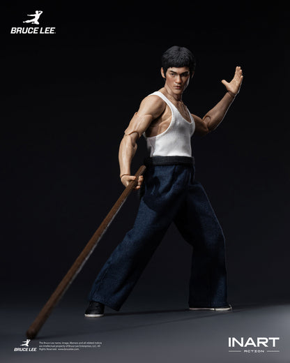 INART Action "Enter The Dragon" Bruce Lee (Kung fu suit) 1/12 Scale Action Figure