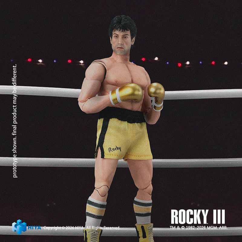 HIYA Exquisite Super Series 1/12 Scale 6.3 Inch "Rocky III" Rocky Boxer Version Action Figure
