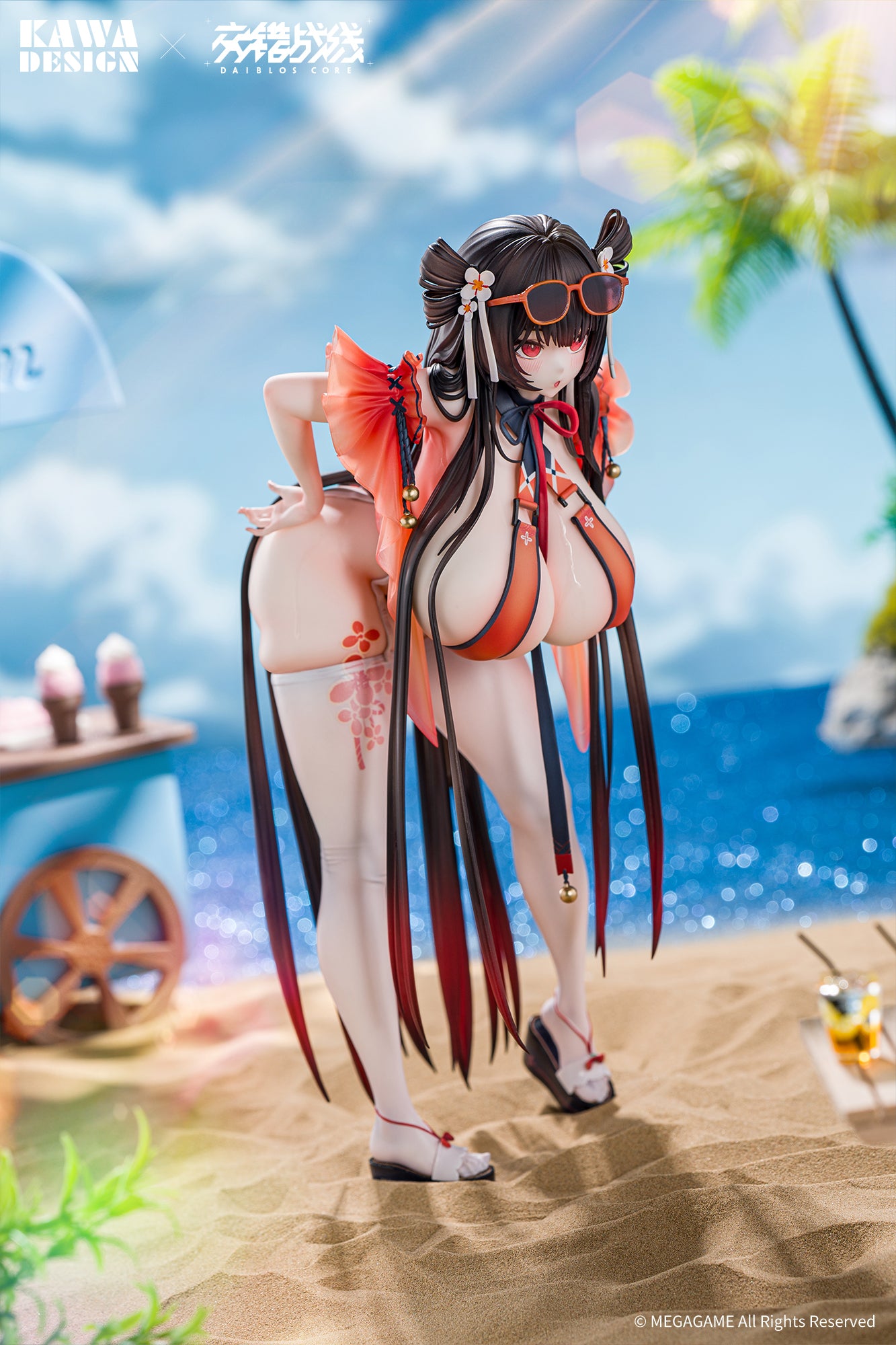 KAWA DESIGN "DAIBLOS CORE" MAREE ROUGE BANQUET OF FALLING PLUMS WATER TRAIL VER. 1/6 SCALE FIGURE
