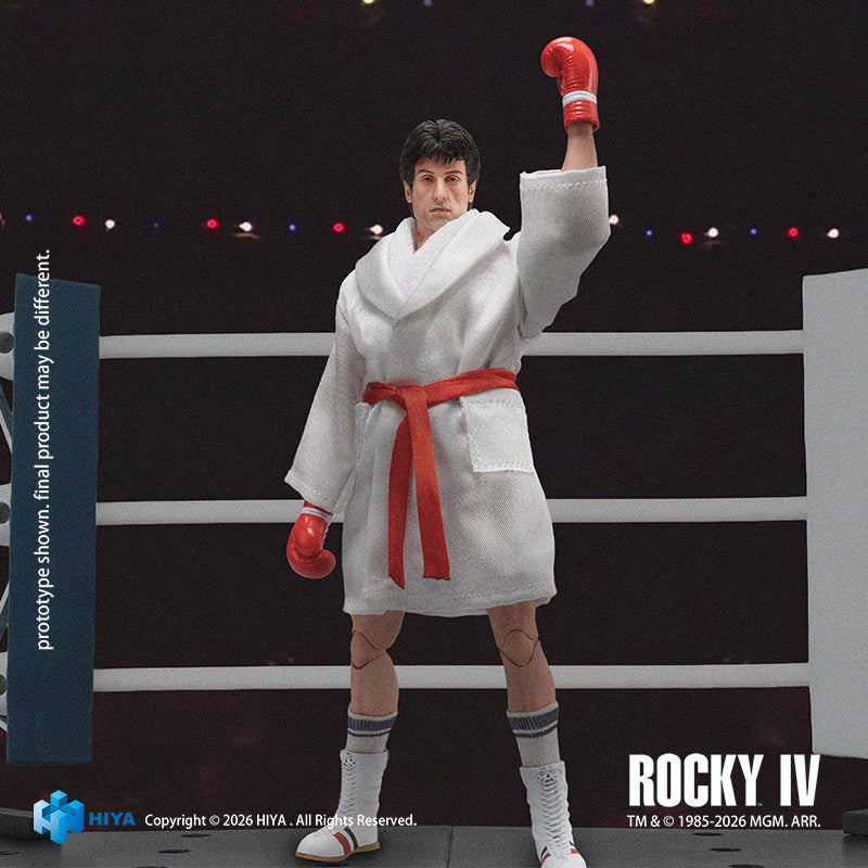 HIYA Exquisite Super Series 1/12 Scale 6.3 Inch "Rocky IV" Rocky Boxer Version Action Figure