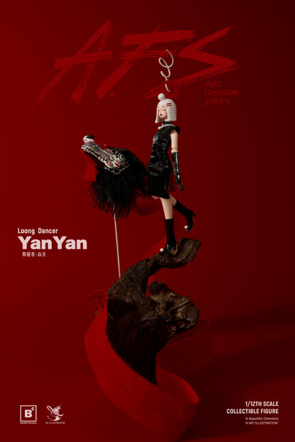 BEAUTIFUL CHEMISTRY x MY AFS LOONG DANCER YAN YAN 1/12 SCALE ACTION FIGURE