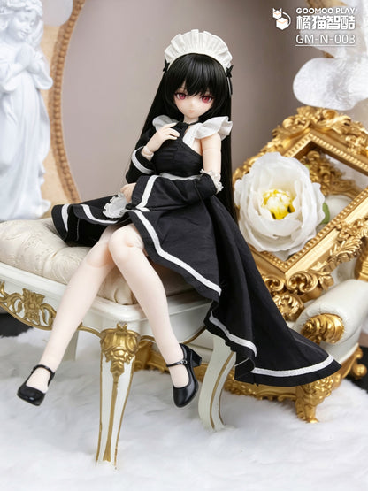 GOOMOO GM-N-003 MAID CLOTHES OUTFIT SET FOR 1/12 SCALE ACTION FIGURES