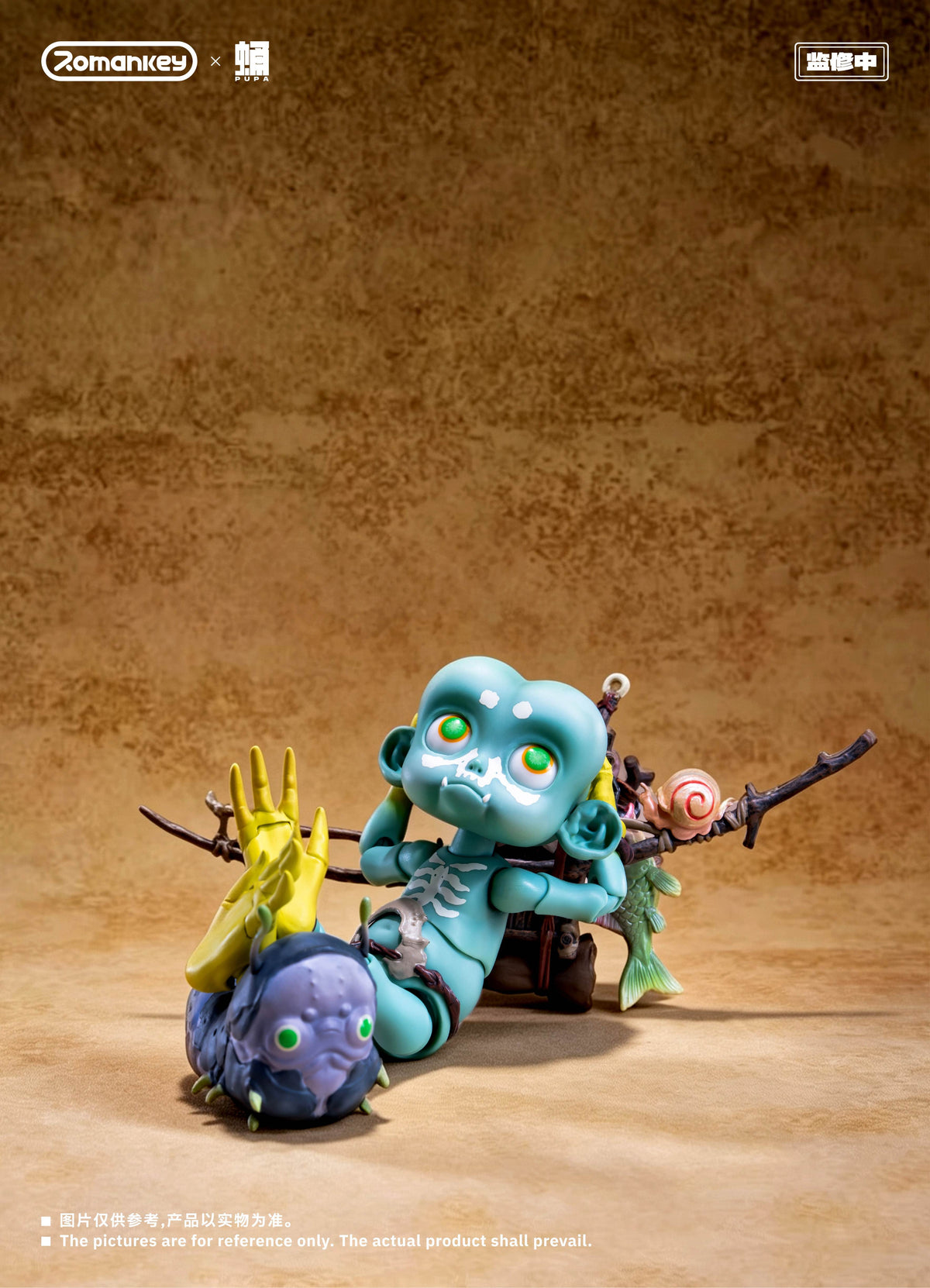 ROMANKEY ‘PUPA' SERIES PPX001 JIJI 1/12 SCALE ACTION FIGURE