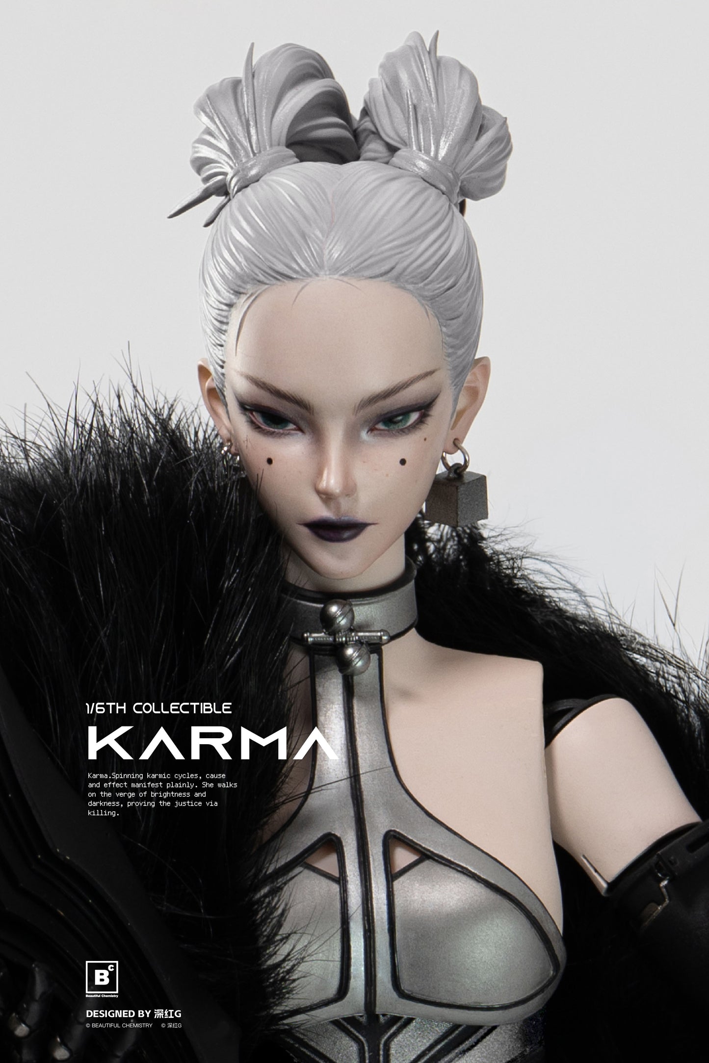 BEAUTIFUL CHEMISTRY x SHEN HONG G WHITE NIGHT: ALBA KARMA 1/6 SCALE ACTION FIGURE