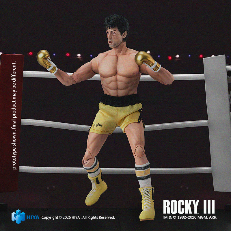 HIYA Exquisite Super Series 1/12 Scale 6.3 Inch "Rocky III" Rocky Boxer Version Action Figure