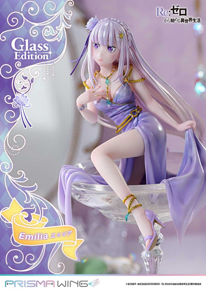 PRISMA WING "Re:Zero kara Hajimeru Isekai Seikatsu" Emilia Glass Edition 1/7 Scale Figure