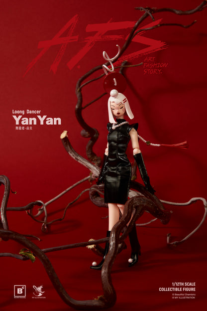 BEAUTIFUL CHEMISTRY x MY AFS LOONG DANCER YAN YAN 1/12 SCALE ACTION FIGURE
