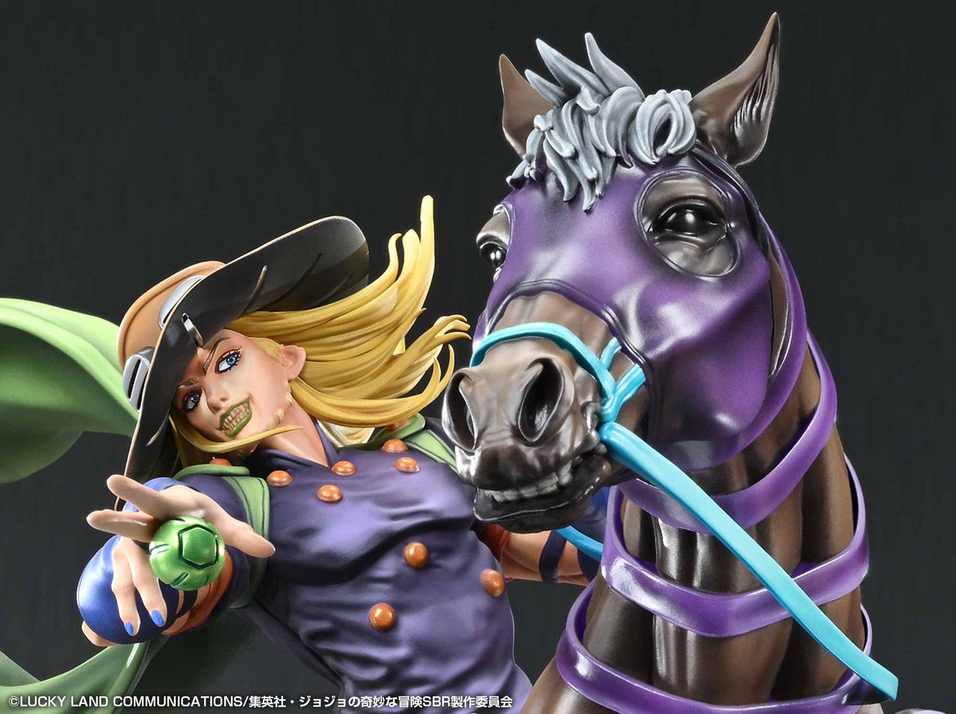 Super Figure Art Collection "STEEL BALL RUN JoJo's Bizarre Adventure" Gyro Zeppeli & Valkyrie