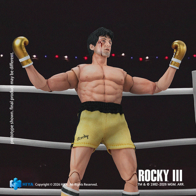 HIYA Exquisite Super Series 1/12 Scale 6.3 Inch "Rocky III" Rocky Boxer Version Action Figure