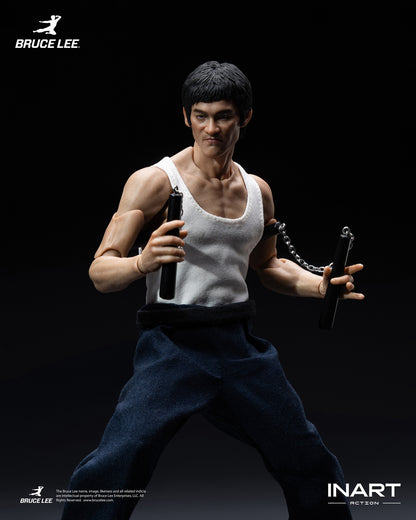 INART Action "Enter The Dragon" Bruce Lee (Kung fu suit) 1/12 Scale Action Figure