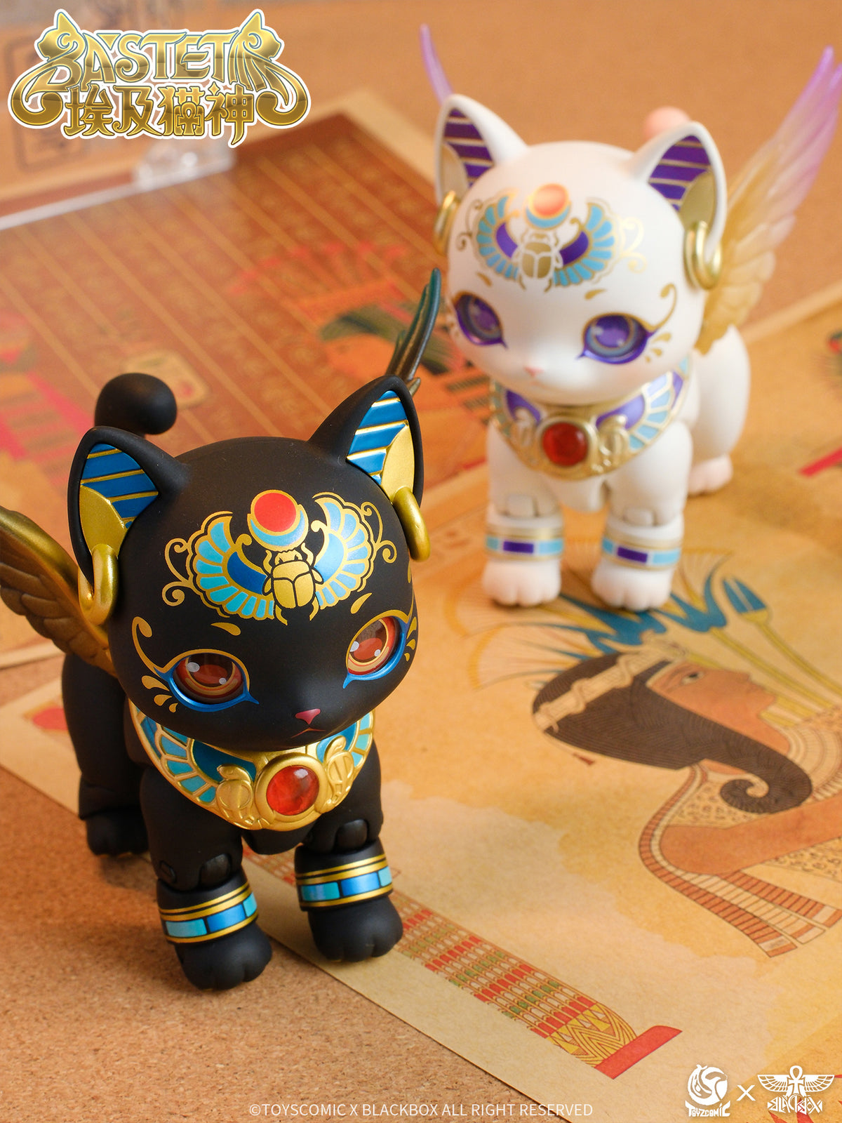 TOYSCOMIC x BLACKBOX BASTET NON-SCALE ACTION FIGURE (WHITE)