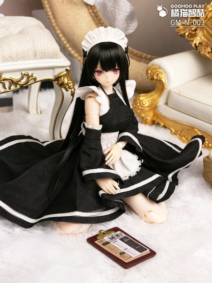 GOOMOO GM-N-003 MAID CLOTHES OUTFIT SET FOR 1/12 SCALE ACTION FIGURES