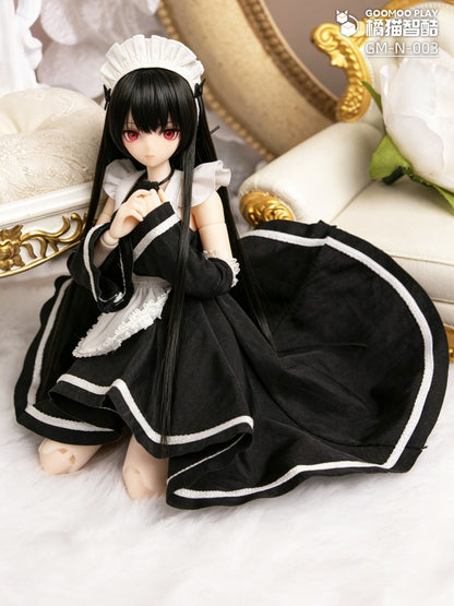 GOOMOO GM-N-003 MAID CLOTHES OUTFIT SET FOR 1/12 SCALE ACTION FIGURES