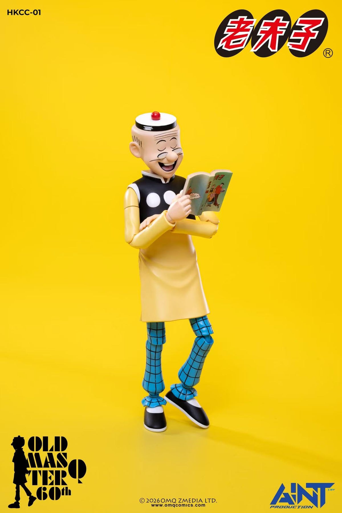 AINT PRODUCTION HKCC-01 "OLD MASTER Q" 1/12 ACTION FIGURE 60TH ANNIVERSARY EDITION