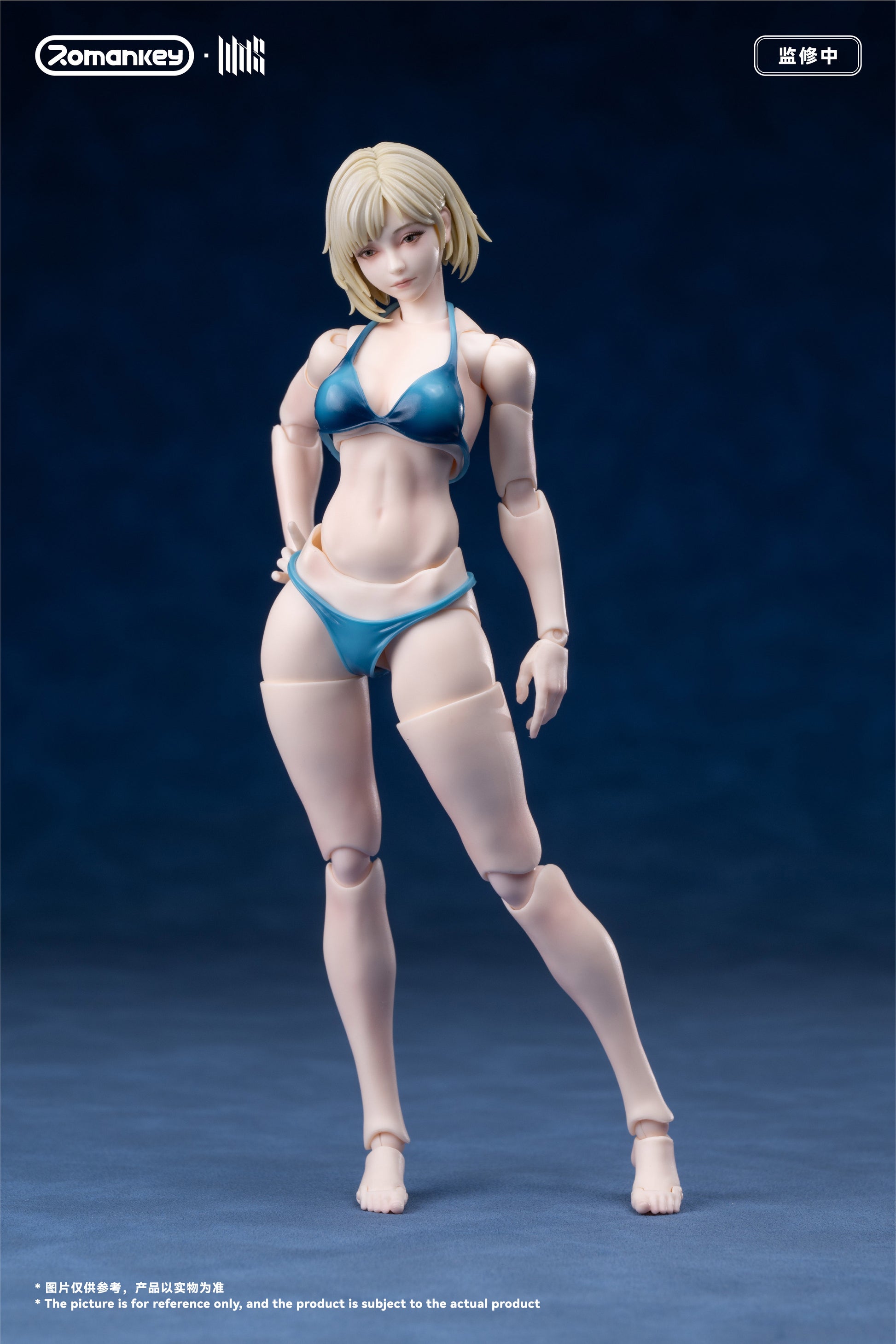 ROMANKEY UMS004C 1/12 SCALE ACTION FIGURE FEMALE BODY MIA (PRE-PAINTED VER.)