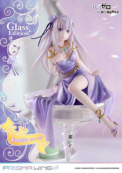 PRISMA WING "Re:Zero kara Hajimeru Isekai Seikatsu" Emilia Glass Edition 1/7 Scale Figure