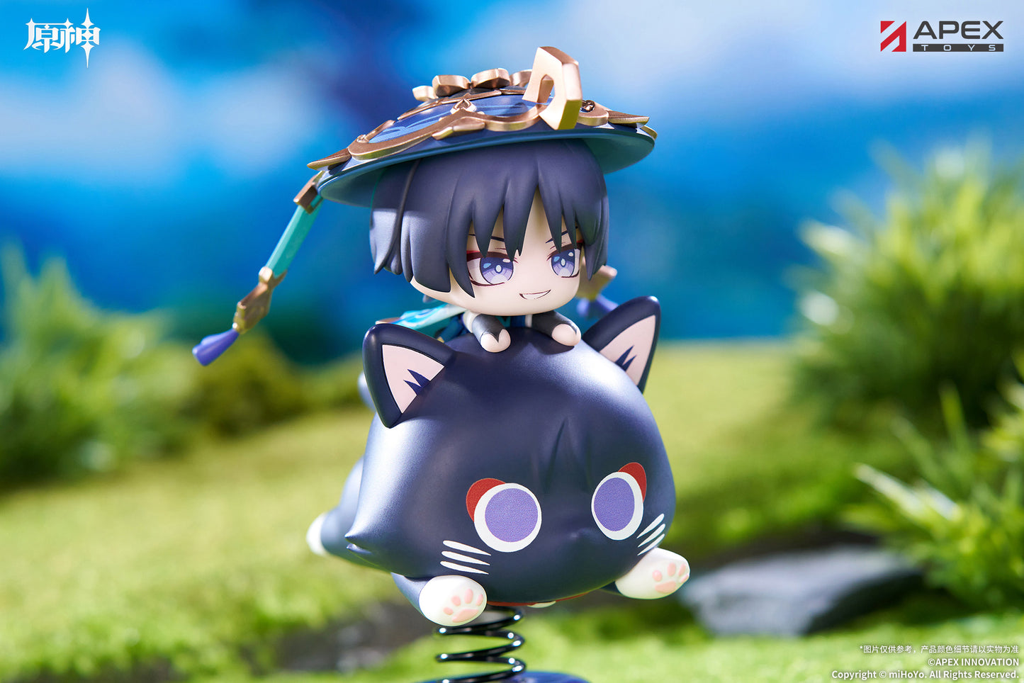 "Genshin Impact" Wanderer Chibi Chara Yurayura Stand