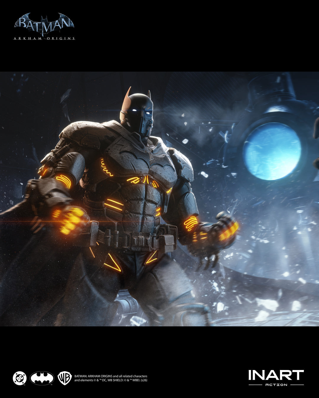 INART Action "Batman: Arkham Origins" Batman (XE Suit) Action Figure