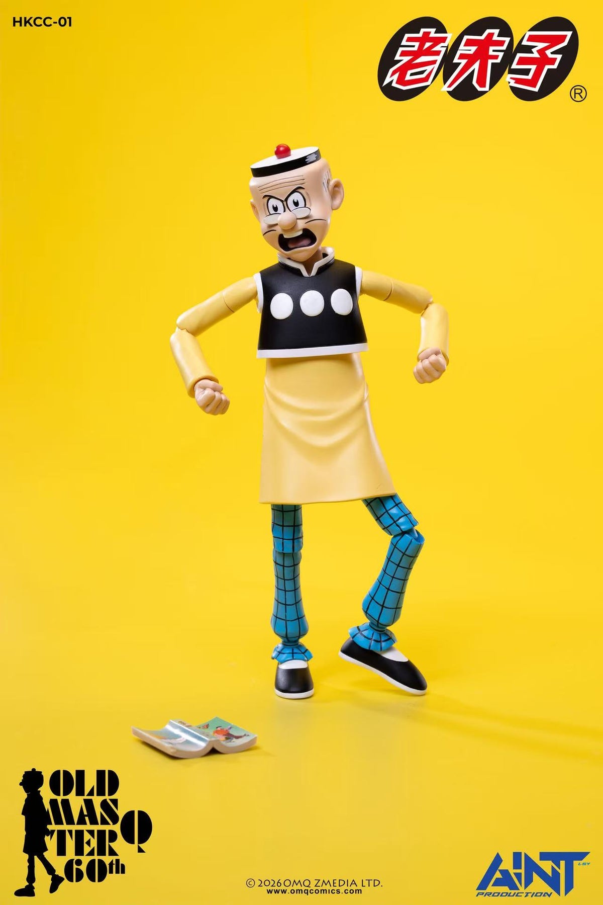 AINT PRODUCTION HKCC-01 "OLD MASTER Q" 1/12 ACTION FIGURE 60TH ANNIVERSARY EDITION