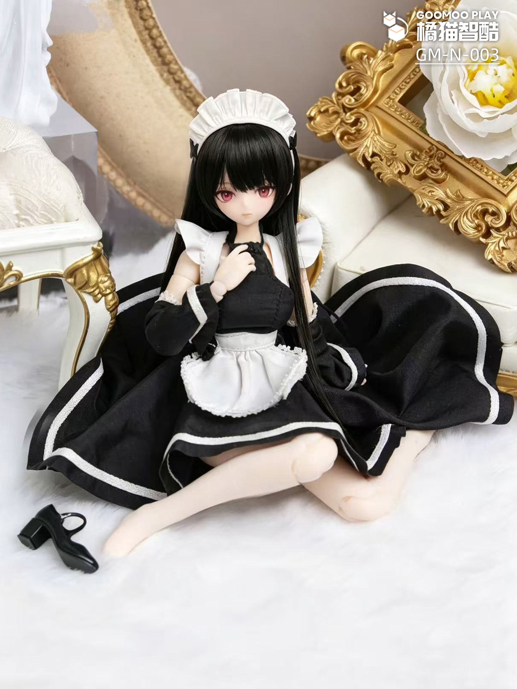 GOOMOO GM-N-003 MAID CLOTHES OUTFIT SET FOR 1/12 SCALE ACTION FIGURES