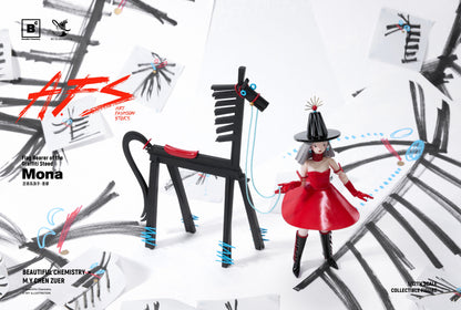 BEAUTIFUL CHEMISTRY x MY AFS FLAG BEARER OF THE GRAFFITI STEED MONA 1/12 SCALE ACTION FIGURE