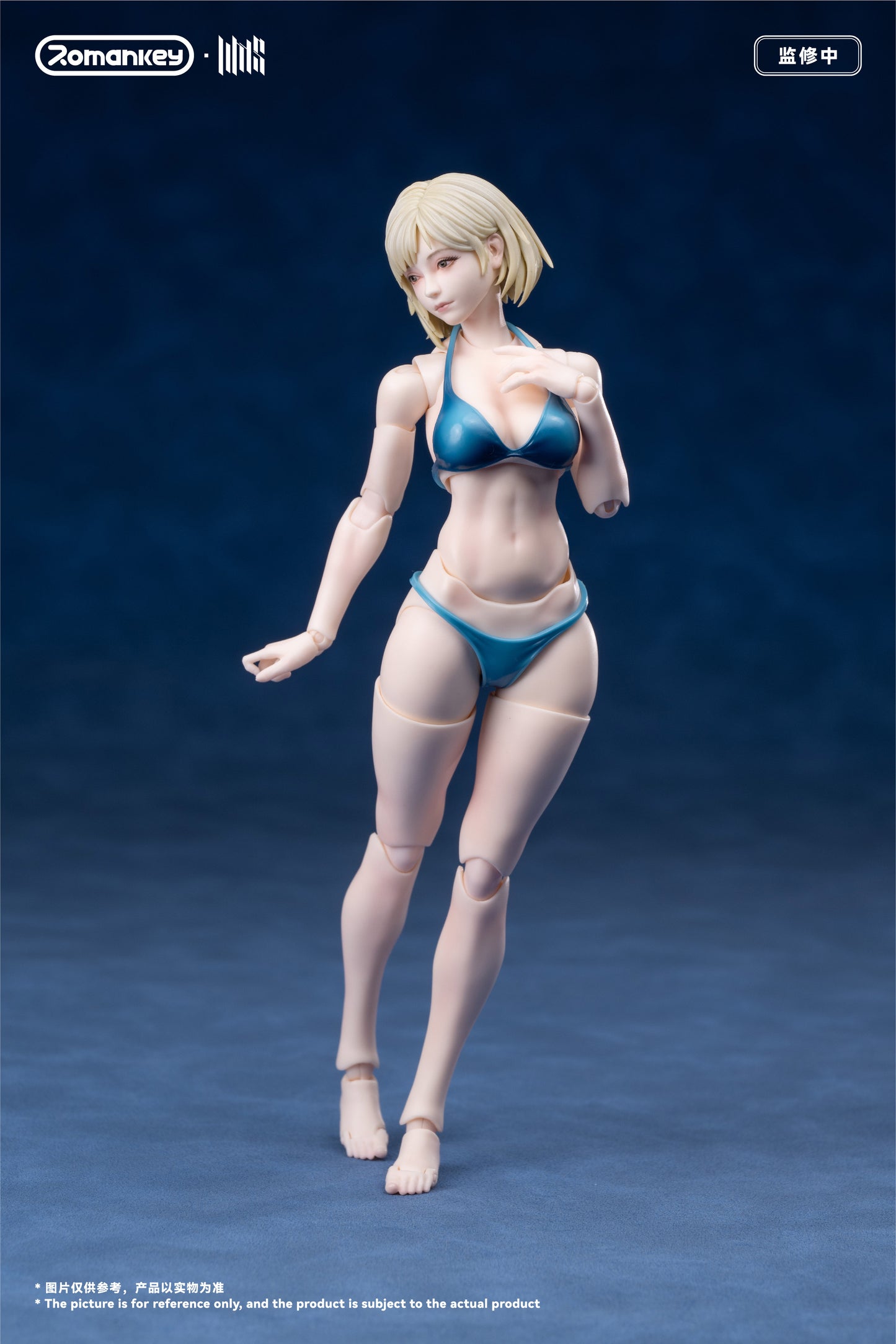 ROMANKEY UMS004C 1/12 SCALE ACTION FIGURE FEMALE BODY MIA (PRE-PAINTED VER.)