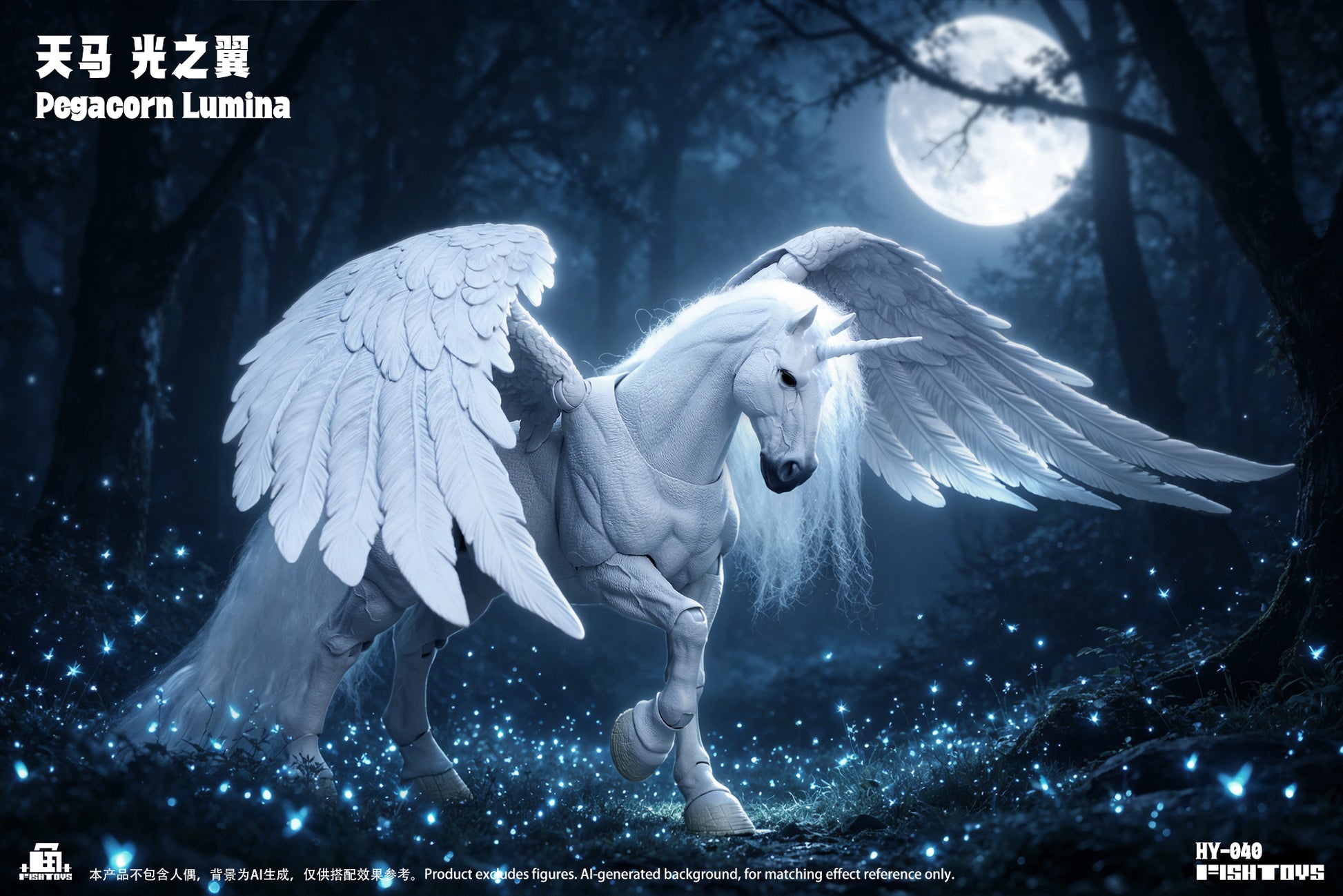 FISH TOYS HY-040 PEGACORN LUMINA 1/12 SCALE ACTION FIGURE
