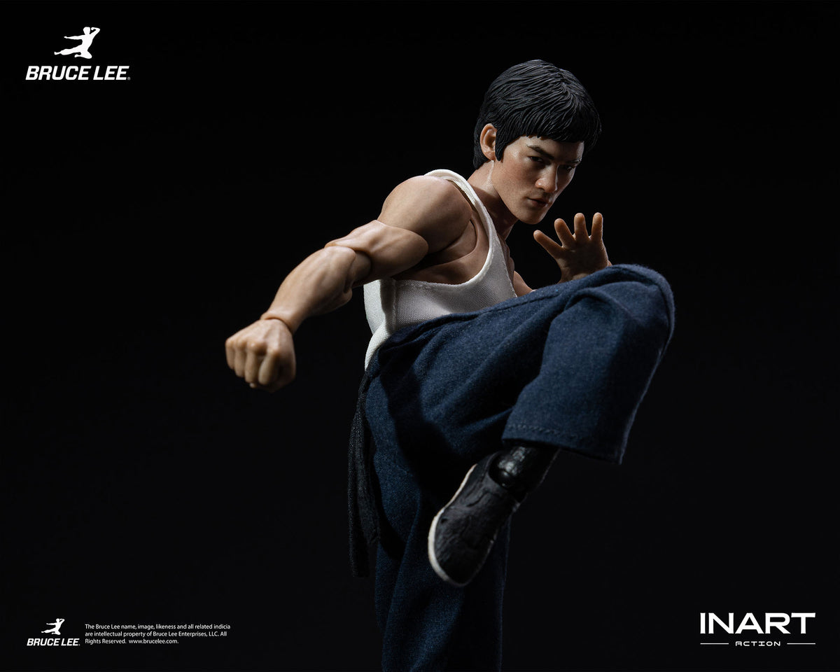 INART Action "Enter The Dragon" Bruce Lee (Kung fu suit) 1/12 Scale Action Figure