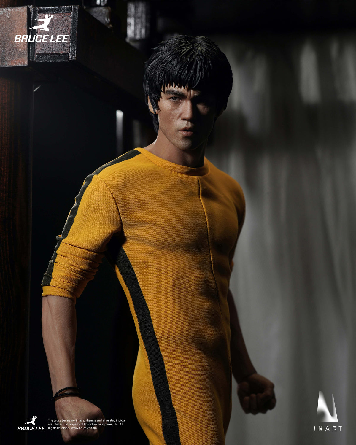 INART "Enter The Dragon" Bruce Lee (Yellow, Jumpsuit) 1/6 Scale Figure