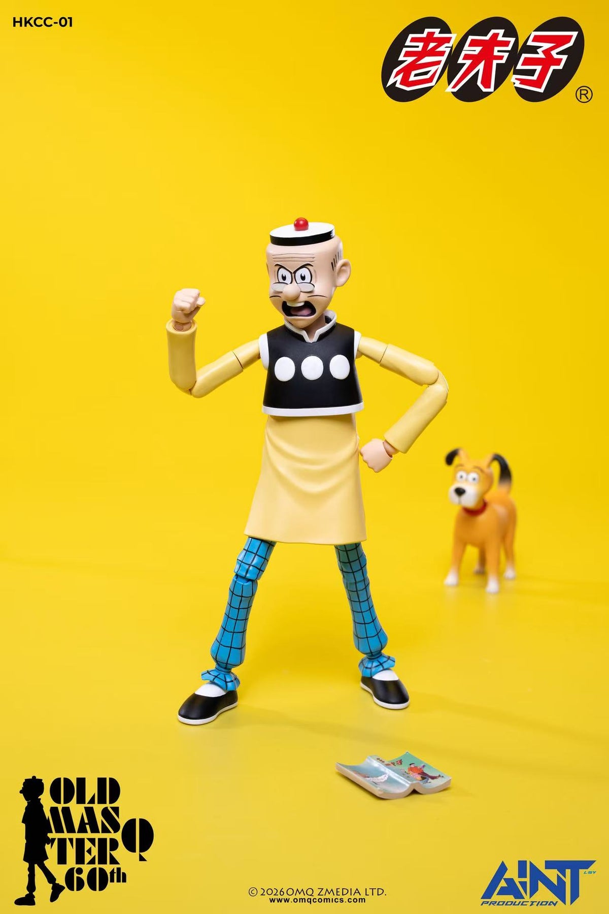 AINT PRODUCTION HKCC-01 "OLD MASTER Q" 1/12 ACTION FIGURE 60TH ANNIVERSARY EDITION