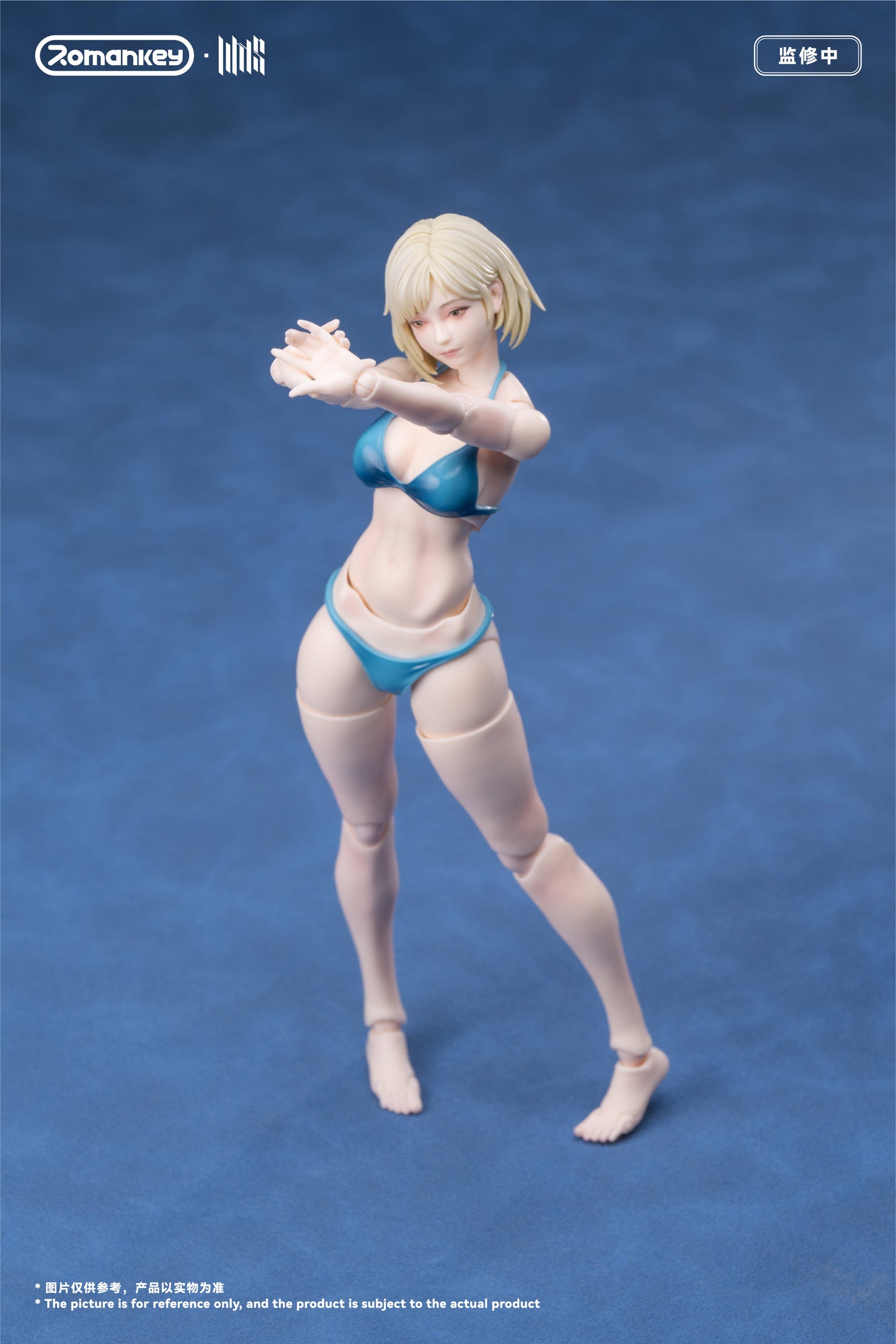 ROMANKEY UMS004C 1/12 SCALE ACTION FIGURE FEMALE BODY MIA (PRE-PAINTED VER.)