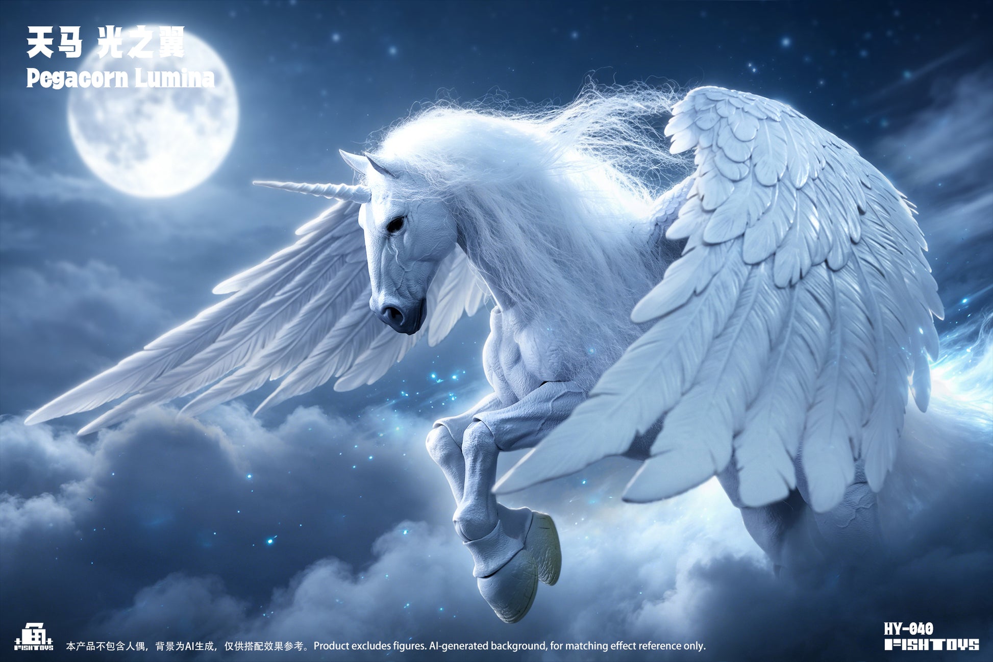 FISH TOYS HY-040 PEGACORN LUMINA 1/12 SCALE ACTION FIGURE