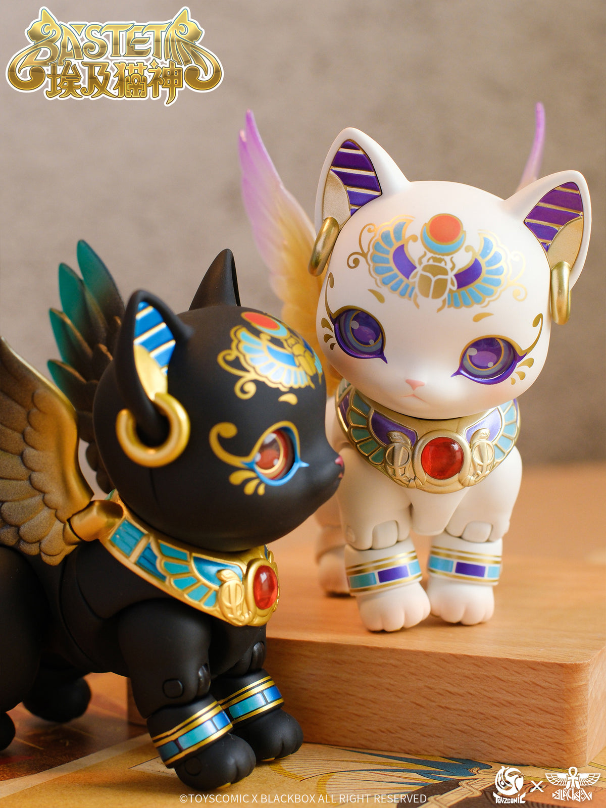 TOYSCOMIC x BLACKBOX BASTET NON-SCALE ACTION FIGURE (WHITE)
