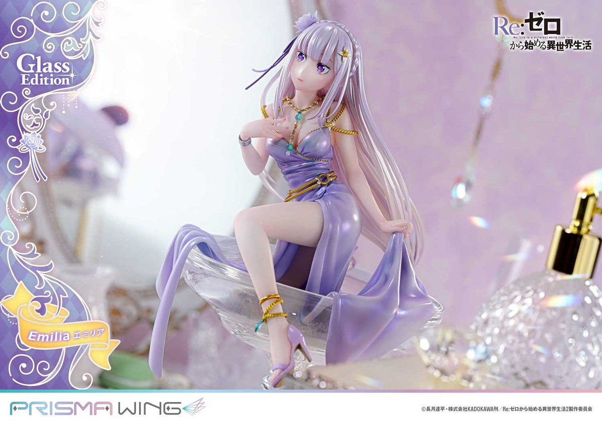 PRISMA WING "Re:Zero kara Hajimeru Isekai Seikatsu" Emilia Glass Edition 1/7 Scale Figure