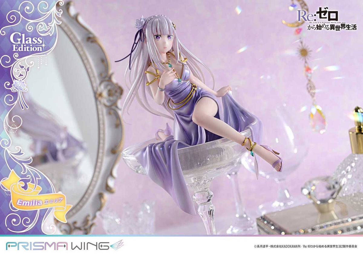 PRISMA WING "Re:Zero kara Hajimeru Isekai Seikatsu" Emilia Glass Edition 1/7 Scale Figure