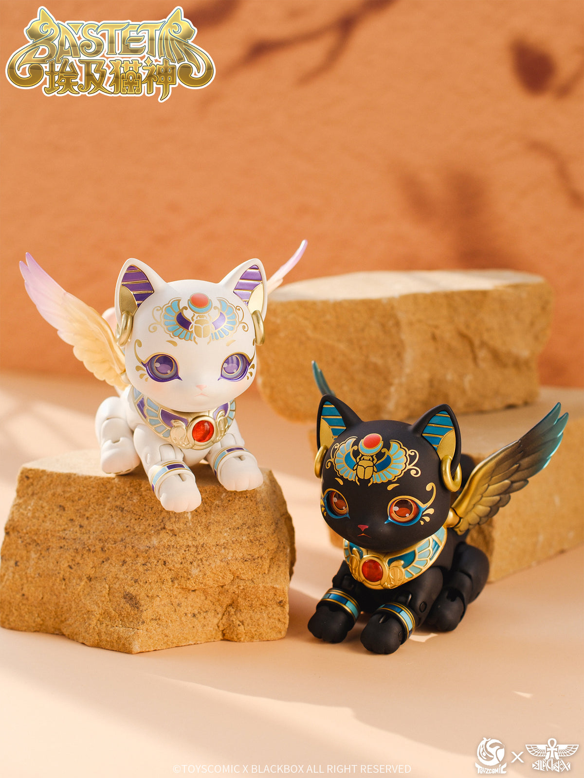 TOYSCOMIC x BLACKBOX BASTET NON-SCALE ACTION FIGURE (WHITE)