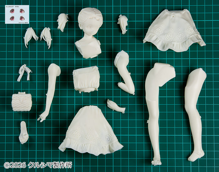 Original Yasumichan Series No. 256 Suzumi-chan -Odekake Biyori- Molding Color Ivory