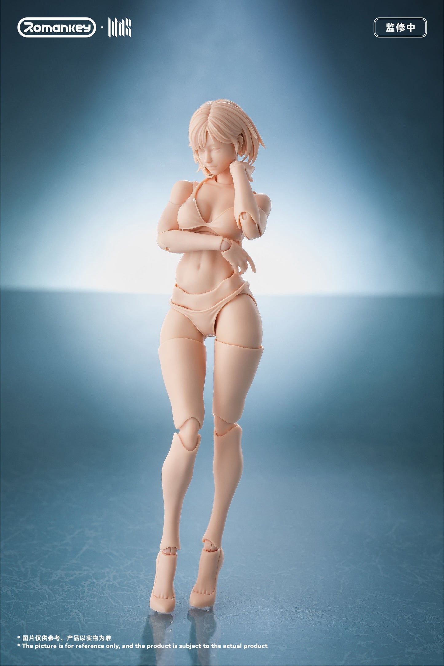 ROMANKEY UMS004 1/12 SCALE ACTION FIGURE FEMALE BODY MIA (UNPAINTED VER.)