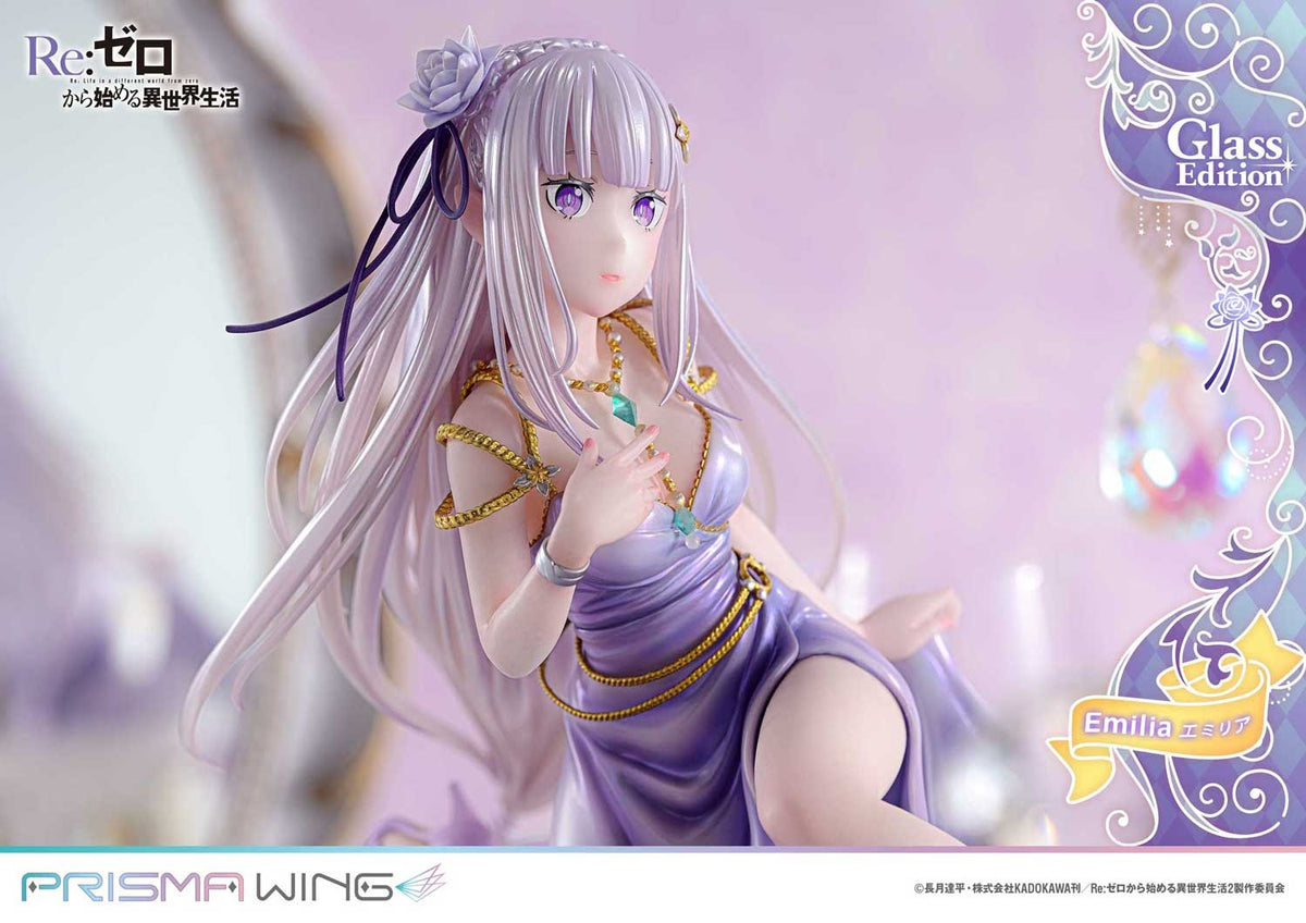 PRISMA WING "Re:Zero kara Hajimeru Isekai Seikatsu" Emilia Glass Edition 1/7 Scale Figure