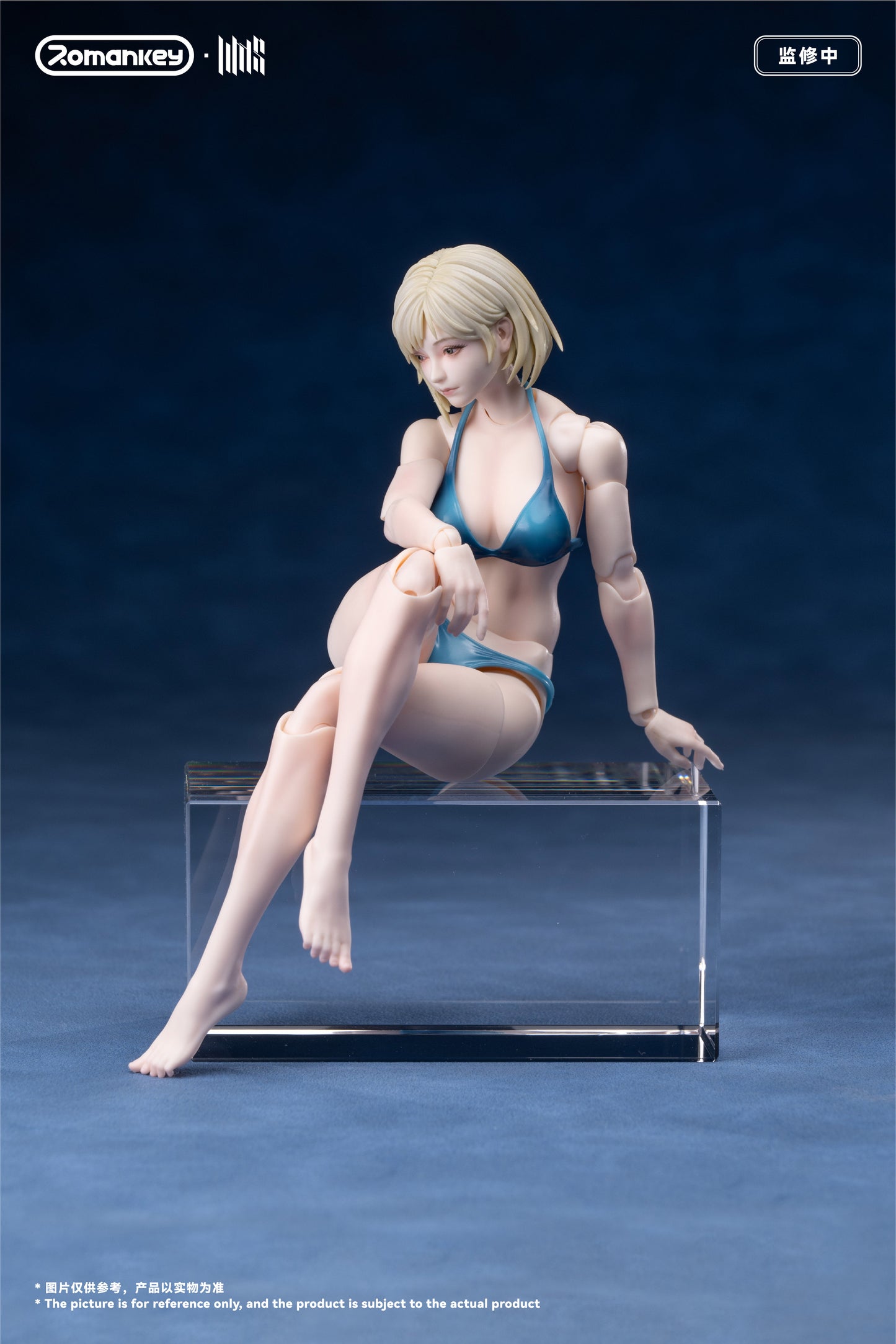 ROMANKEY UMS004C 1/12 SCALE ACTION FIGURE FEMALE BODY MIA (PRE-PAINTED VER.)