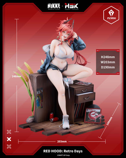 HOBBYSAKURA "GODDESS OF VICTORY: NIKKE" RED HOOD RETRO DAYS 1/7 SCALE FIGUR DELUXE EDITION