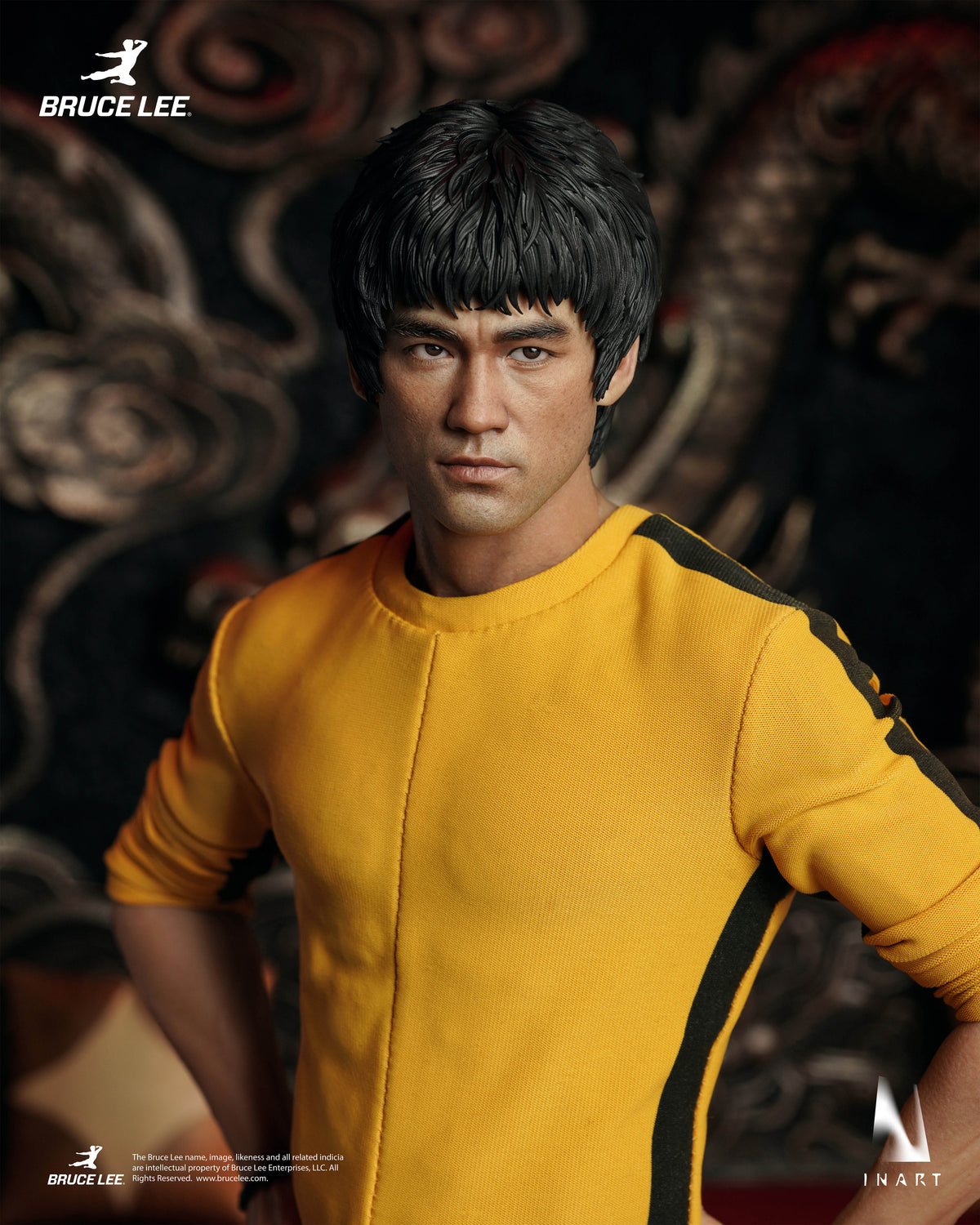 INART "Enter The Dragon" Bruce Lee (Yellow, Jumpsuit) 1/6 Scale Figure