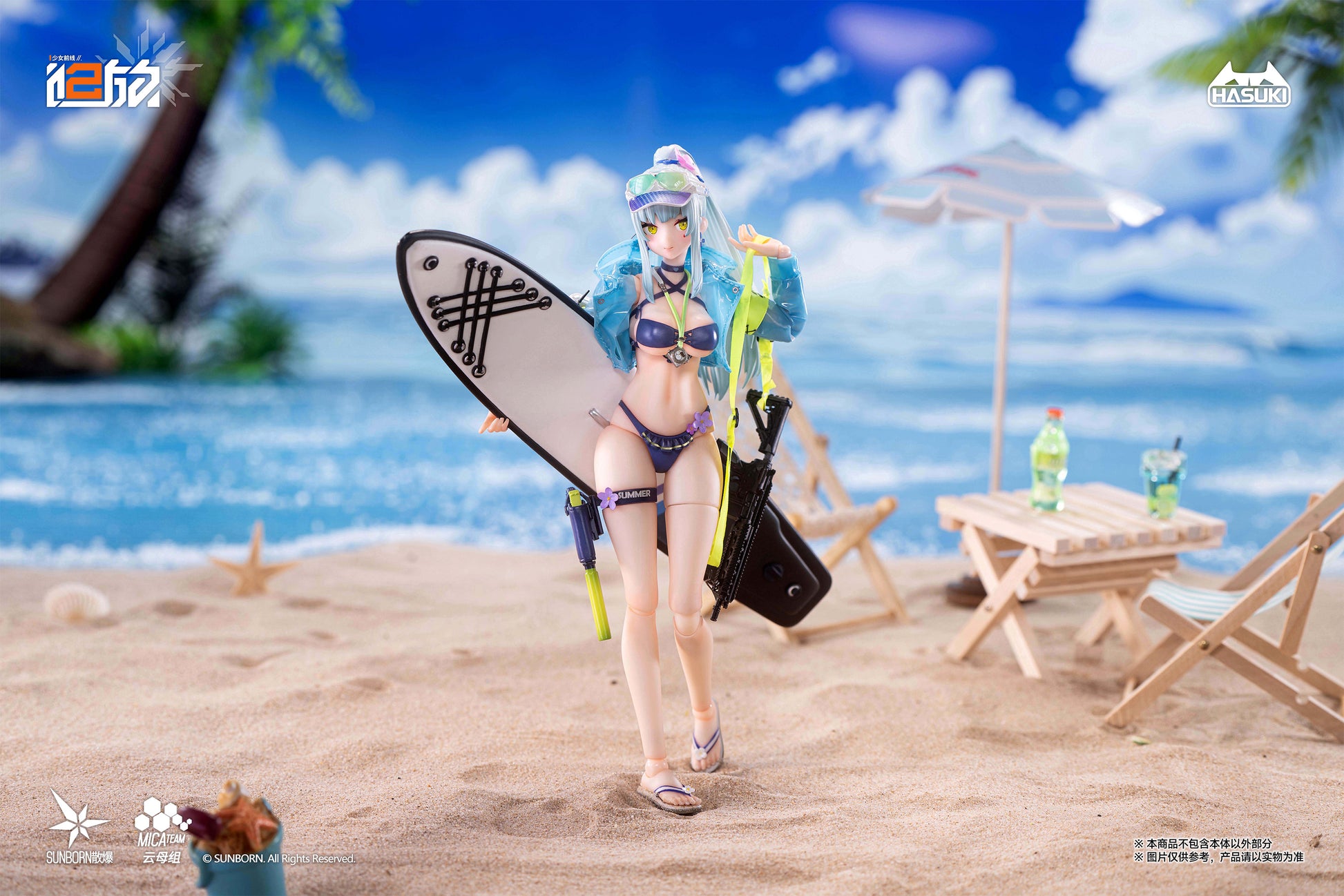 HASUKI POCKET ART SERIES PA013 "GIRLS' FRONTLINE 2: EXILIUM" KLUKAI A 1/12 SCALE ACTION FIGURE DELUXE EDITION