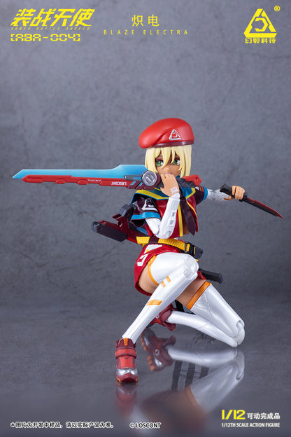 LOSCONT "ARMED BATTLE ANGELS" SERIES ABA-004 BLAZE ELECTRA 1/12 SCALE ACTION FIGURE