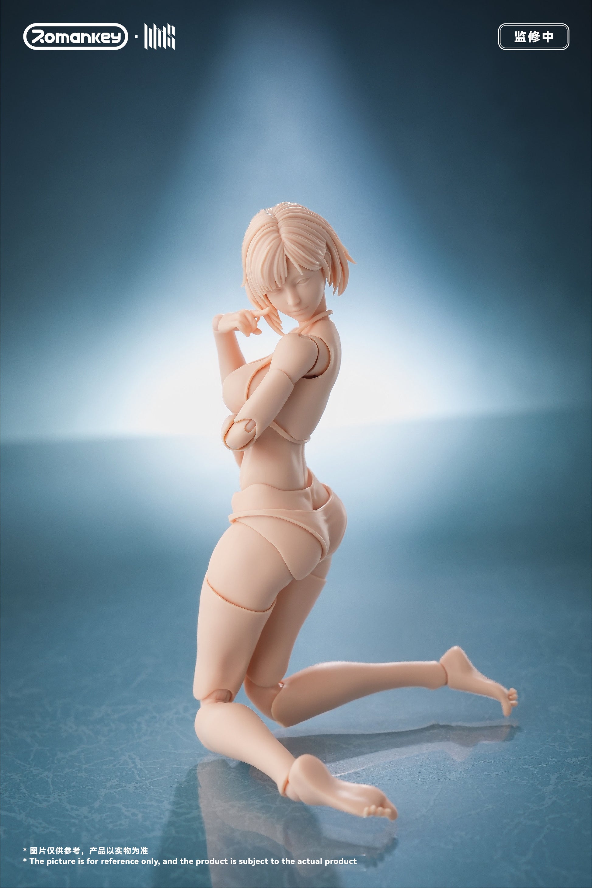 ROMANKEY UMS004 1/12 SCALE ACTION FIGURE FEMALE BODY MIA (UNPAINTED VER.)