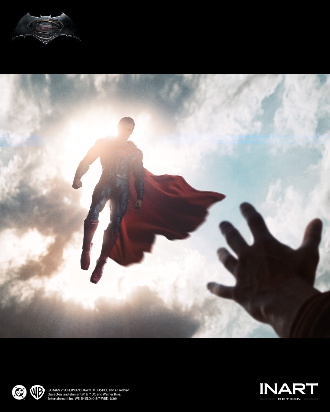 INART Action "Batman v Superman: Dawn of Justice" Superman Action Figure